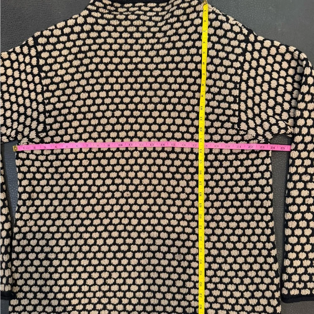 J. Crew Handknit Lambswool Sweater - Vintage with rare pattern - Picture 3 of 3